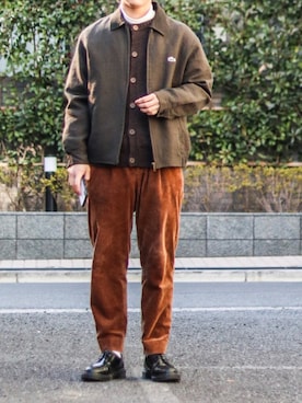 「Steven Alan（スティーブンアラン）のアイテム（レッグウェア）」を使った、Naotoさん（メンズ・165cm）の春コーディネート