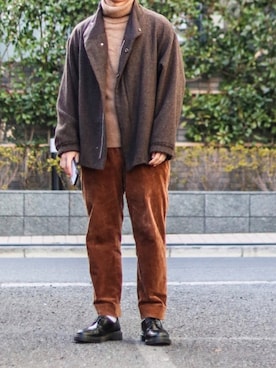「HARE（ハレ）のアイテム（ブルゾン）」を使った、Naotoさん（メンズ・165cm）の春コーディネート