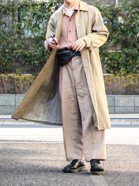 「Steven Alan（スティーブンアラン）のアイテム（レッグウェア）」を使った、Naotoさん（メンズ・165cm）の春コーディネート