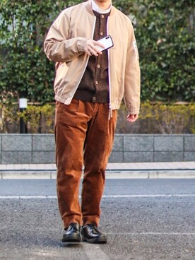「417 EDIFICE（フォーワンセブンエディフィス）のアイテム（ジャケット/アウター）」を使った、Naotoさん（メンズ・165cm）の春コーディネート