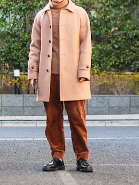 「green label relaxing（グリーンレーベルリラクシング）のアイテム（ジャケット/アウター）」を使った、Naotoさん（メンズ・165cm）の春コーディネート