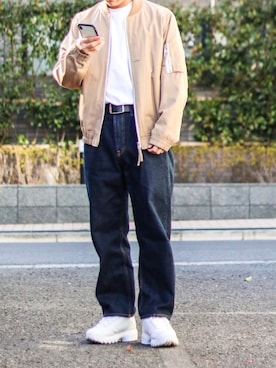 「417 EDIFICE（フォーワンセブンエディフィス）のアイテム（ジャケット/アウター）」を使った、Naotoさん（メンズ・165cm）の春コーディネート