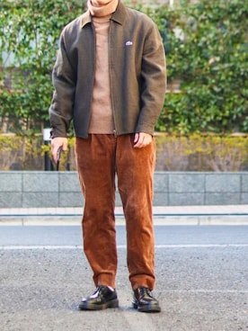 「LACOSTE（ラコステ）のアイテム（ジャケット/アウター）」を使った、Naotoさん（メンズ・165cm）の春コーディネート