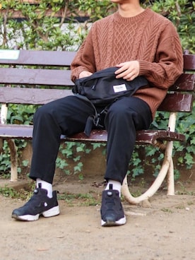 「Steven Alan（スティーブンアラン）のアイテム（レッグウェア）」を使った、Naotoさん（メンズ・165cm）の春コーディネート