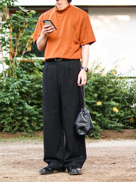 「ポールスミス」｜「アイテム（ブーツ）」を使った、Naotoさん（メンズ・165cm）の夏コーディネート