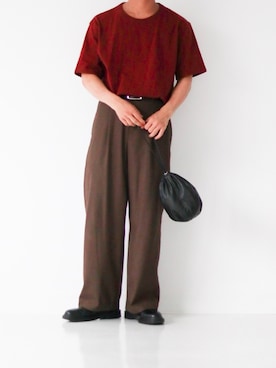 「スティーブンアラン」｜「アイテム（その他）」を使った、Naotoさん（メンズ・165cm）の秋コーディネート