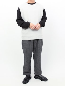「Steven Alan（スティーブンアラン）のアイテム（スウェット）」を使った、Naotoさん（メンズ・165cm）の秋コーディネート