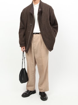 「HARE（ハレ）のアイテム（ブルゾン）」を使った、Naotoさん（メンズ・165cm）の秋コーディネート