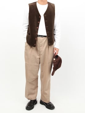 「コーデュロイキャップ」｜Naotoさん（メンズ・165cm）の秋コーディネート