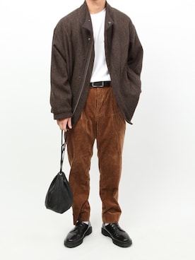 「HARE（ハレ）のアイテム（ブルゾン）」を使った、Naotoさん（メンズ・165cm）の秋コーディネート