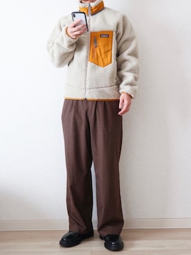 「レトロX」｜「アイテム（ブーツ）」を使った、Naotoさん（メンズ・165cm）の秋コーディネート