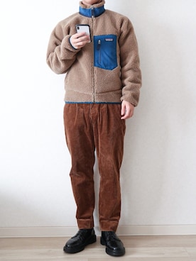 「レトロX」｜「アイテム（ブーツ）」を使った、Naotoさん（メンズ・165cm）の冬コーディネート
