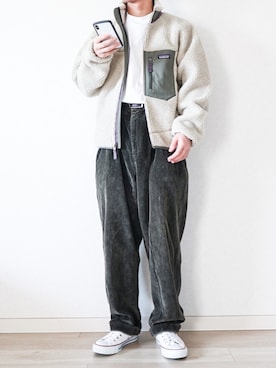 「オールスター」｜「アイテム（その他アウター）」を使った、Naotoさん（メンズ・165cm）の冬コーディネート