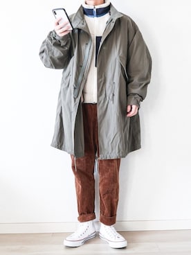 「オールスター」｜「アイテム（ブルゾン）」を使った、Naotoさん（メンズ・165cm）の冬コーディネート