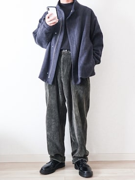 「HARE（ハレ）のアイテム（ブルゾン）」を使った、Naotoさん（メンズ・165cm）の冬コーディネート
