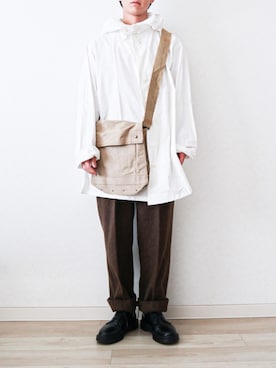 「Steven Alan（スティーブンアラン）のアイテム（レッグウェア）」を使った、Naotoさん（メンズ・165cm）の春コーディネート