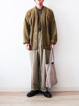 「Steven Alan（スティーブンアラン）のアイテム（レッグウェア）」を使った、Naotoさん（メンズ・165cm）の春コーディネート