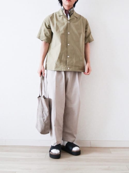 Naoto 無印良品のシャツ ブラウスを使ったコーディネート Wear