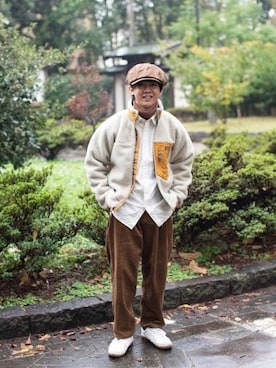 「レトロX」｜「アイテム（その他）」を使った、Naotoさん（メンズ・165cm）の冬コーディネート