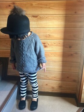「韓国子供服bee」｜yuu***さん（キッズ・90cm）の冬コーディネート