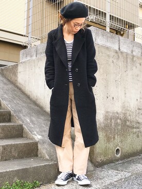 「CONVERSE（コンバース）のconverse（コンバース） ALL STAR OX（オールスターOX）（スニーカー）」を使った、miwa93さん（レディース・164cm）の春コーディネート