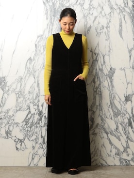 「ASTRAET（アストラット）のアイテム（つなぎ/オールインワン）」を使った、mizuguchi ayaeさん（レディース・168cm）の秋コーディネート