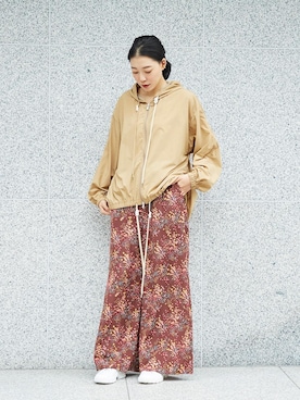 「ASTRAET（アストラット）のアイテム（ジャケット/アウター）」を使った、mizuguchi ayaeさん（レディース・168cm）の冬コーディネート