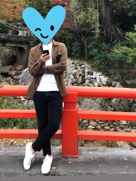 「宮島」｜りっぴーさん（メンズ・177cm）の春コーディネート