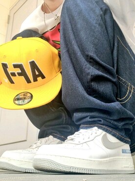 「リーバイス」｜ふみさん（メンズ・175cm）の春コーディネート