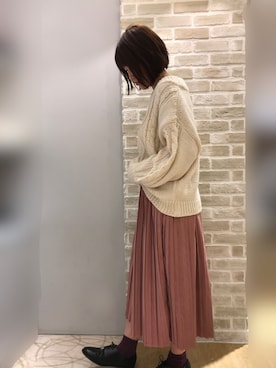 「earth music&ecology（アースミュージックアンドエコロジー）のアイテム（その他シューズ）」を使った、にける★さん（レディース・164cm）の秋コーディネート