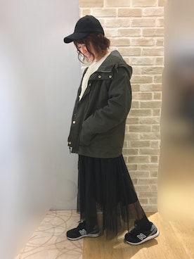 にける★さん（レディース・164cm）の冬コーディネート