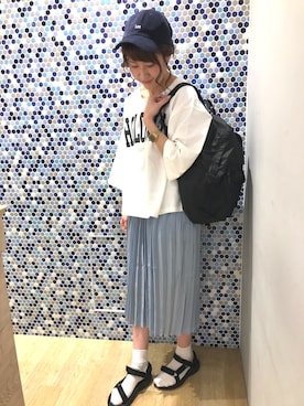 「Lee（リー）のアイテム（バッグ）」を使った、にける★さん（レディース・164cm）の春コーディネート