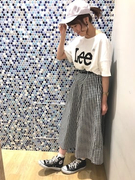 「Lee（リー）のアイテム（トップス）」を使った、にける★さん（レディース・164cm）の春コーディネート