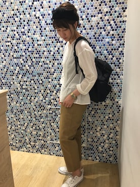 「アイテム（その他ヘアアクセサリー）」を使った、にける★さん（レディース・164cm）の夏コーディネート