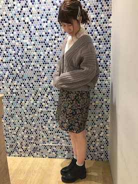 「earth music&ecology（アースミュージックアンドエコロジー）のアイテム（ブーツ）」を使った、にける★さん（レディース・164cm）の秋コーディネート
