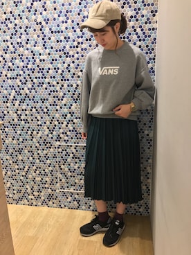 「Lee（リー）のアイテム（帽子）」を使った、にける★さん（レディース・164cm）の秋コーディネート