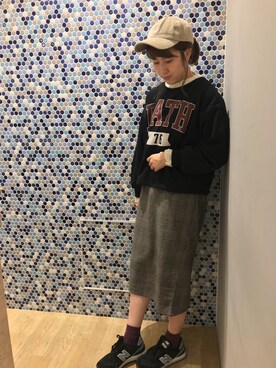 「Lee（リー）のアイテム（帽子）」を使った、にける★さん（レディース・164cm）の秋コーディネート