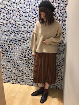 にける★さん（レディース・164cm）の秋コーディネート