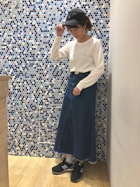 「Lee（リー）のアイテム（トップス）」を使った、にける★さん（レディース・164cm）の冬コーディネート