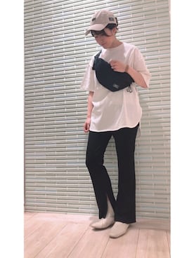 「Dickies（ディッキーズ）のアイテム（キャップ）」を使った、にける★さん（レディース・164cm）の春コーディネート