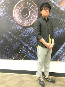 Right-on 店舗スタッフさん（メンズ・164cm）の春コーディネート