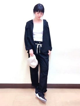 Right-on 店舗スタッフさん(レディース・167cm)の夏コーディネート
