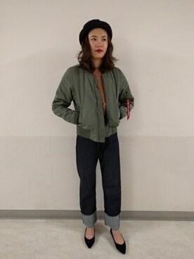 「BACK NUMBER（バックナンバー）のアイテム（シューズ）」を使った、Right-on 店舗スタッフさん（レディース・165cm）の秋コーディネート