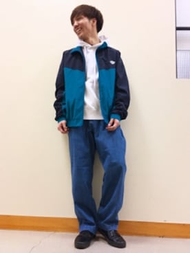 「Dickies（ディッキーズ）のアイテム（ブルゾン）」を使った、Right-on 店舗スタッフさん（メンズ・168cm）の冬コーディネート