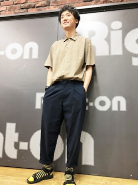 「reyn spooner（レインスプーナー）のアイテム」を使った、Right-on 店舗スタッフさん（メンズ・178cm）の夏コーディネート