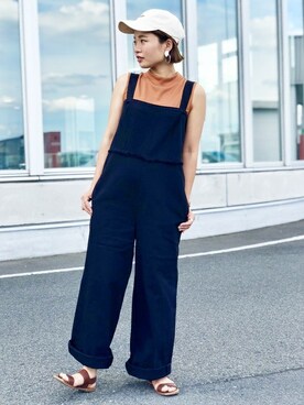 Right-on 店舗スタッフさん(レディース・157cm)の夏コーディネート