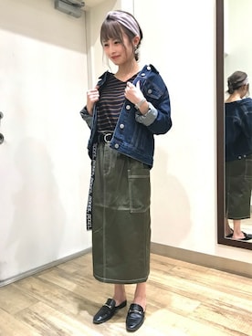 Dickies ライトオン40周年記念別注モデル ベルト付きタイトスカートを使ったコーディネート一覧 Wear