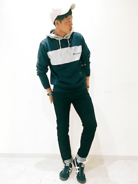 Right-on 店舗スタッフさん(メンズ・178cm)の秋コーディネート