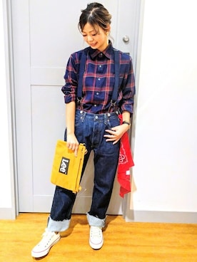 Levi's】【ライトオン40周年記念別注モデル】501ロデオジーンズを使っ