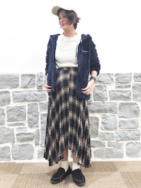 Right-on 店舗スタッフさん(レディース・166cm)の秋コーディネート